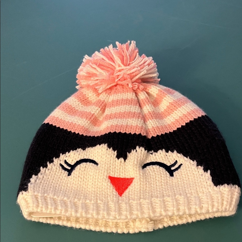High Desert Gear child’s knit hat. Penguin face. Size S/M NWT